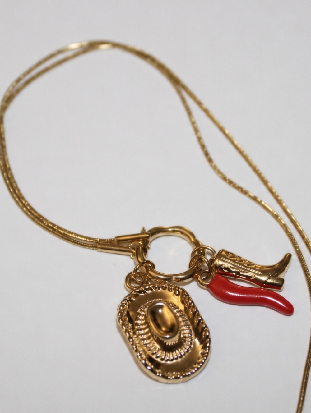 Cowgirl Aura Charm Necklace